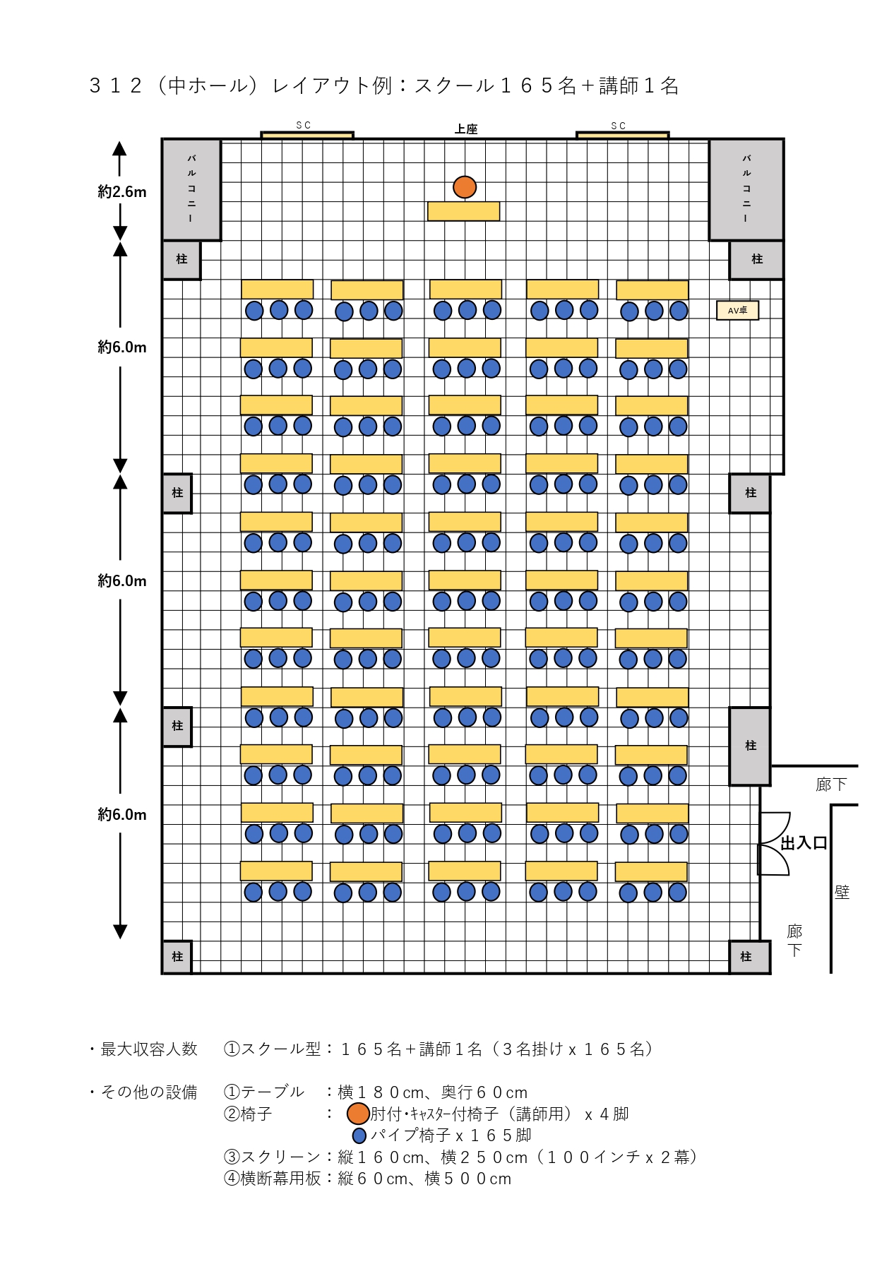 中ホール・スクール式